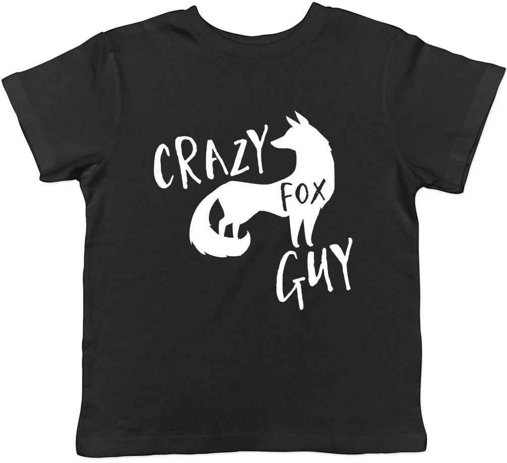 Crazy Fox Guy Childrens Kids T-Shirt 140