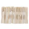750pcs Disposable Fruit Fork Cake Picks Fruit Bamboo Stick Fork Mini Cocktail Forks Party Supplies for Appetizer Dessert