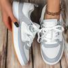 Board Shoes Mesh Casual Sneakers Fashion Flat Shoes Low-cut Leisure Sports Shoes Outdoor Walking Flats Casual Versatile