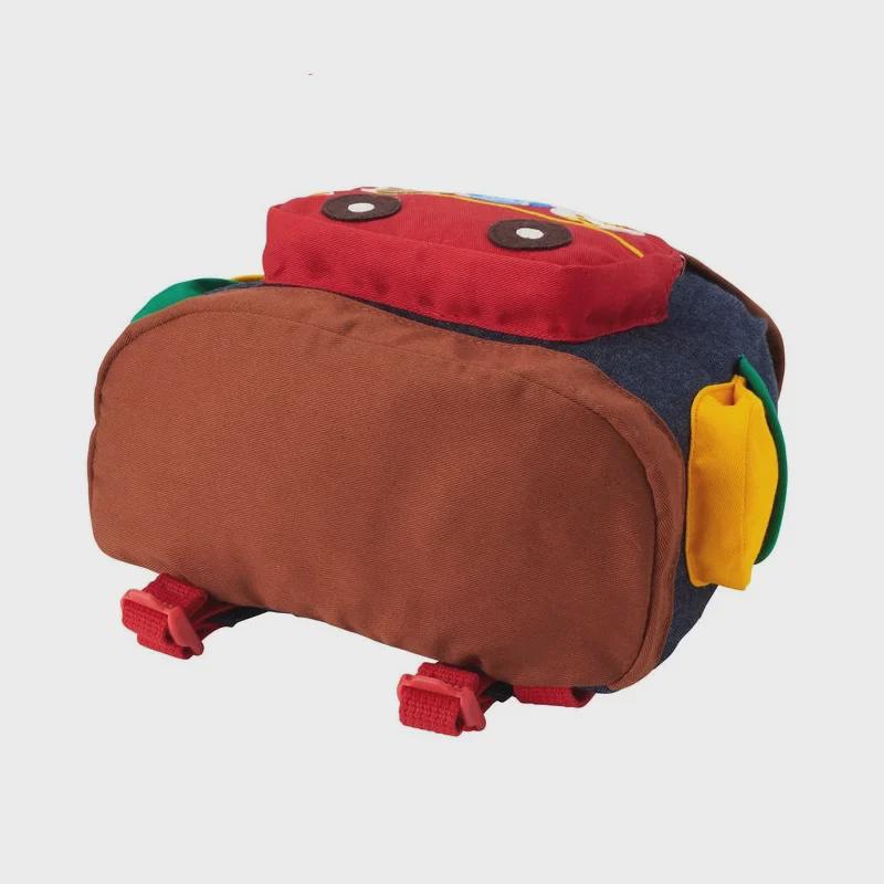 Cartoon Animal Bear School Backpack for Kindergarten Boys and Girls