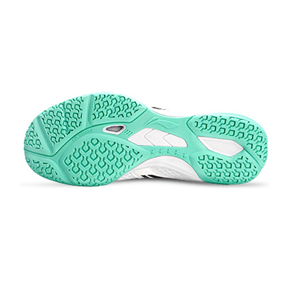 Li-Ning Comfortable Versatile Shock Absorption Breathable Non-Slip Low-Top Training Shoes Unisex sneaker White Green APTU005-2