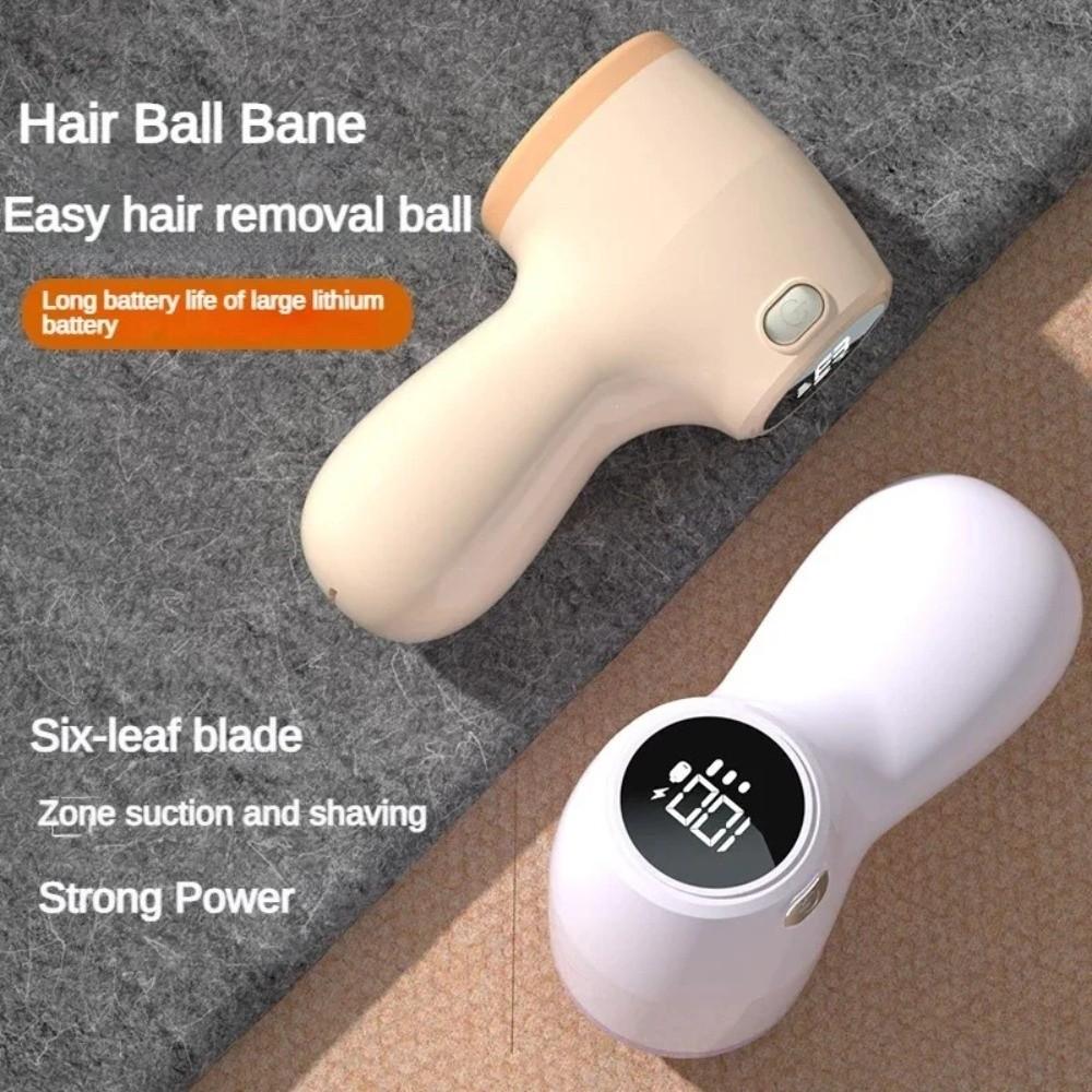with LED Display Hairball Trimmer Handheld Electric Clothes Fuzz Trimmer Portable Fabric Shaver