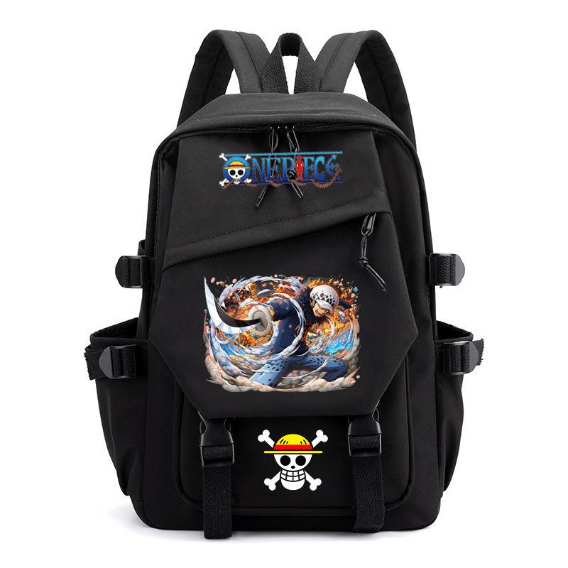 Anime peripheral ONE PIECE Luffy schoolbag Japanese retro backpack junior high school backpack computer bag