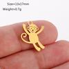 1Pc Stainless Steel Horse/Sheep/Giraffe Charms Cute Elephant Animal Pendant Diy Jewelry Making Accessory For Necklace Bracelet