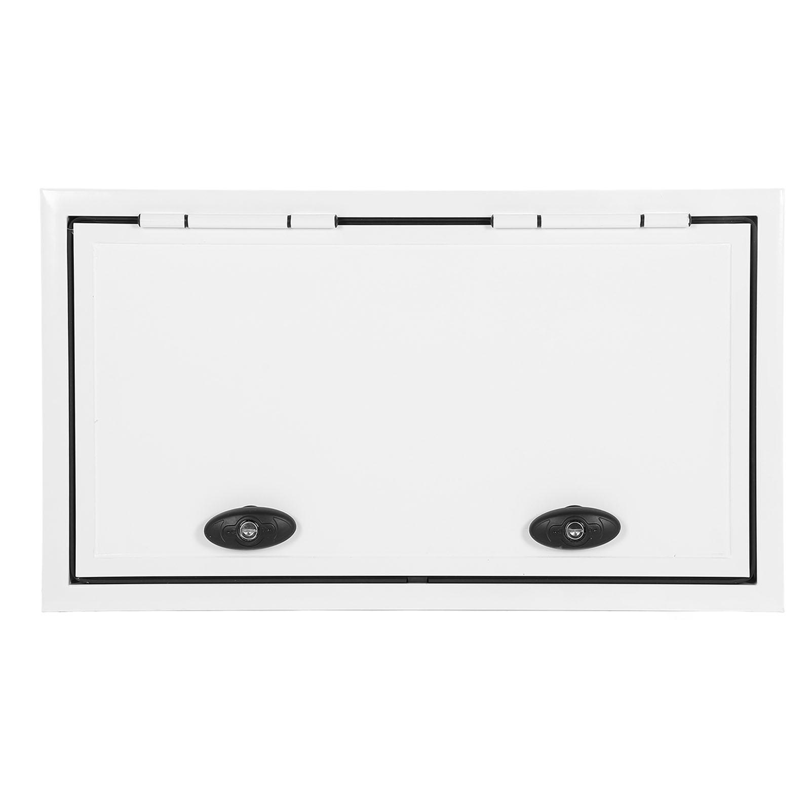 

26x19.2in RV Baggage Door Baggage Cargo Compartment Access Door with Support Rod Dual Security Lock for Campers