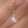 14K Noir Swallow Pearl Pendant W