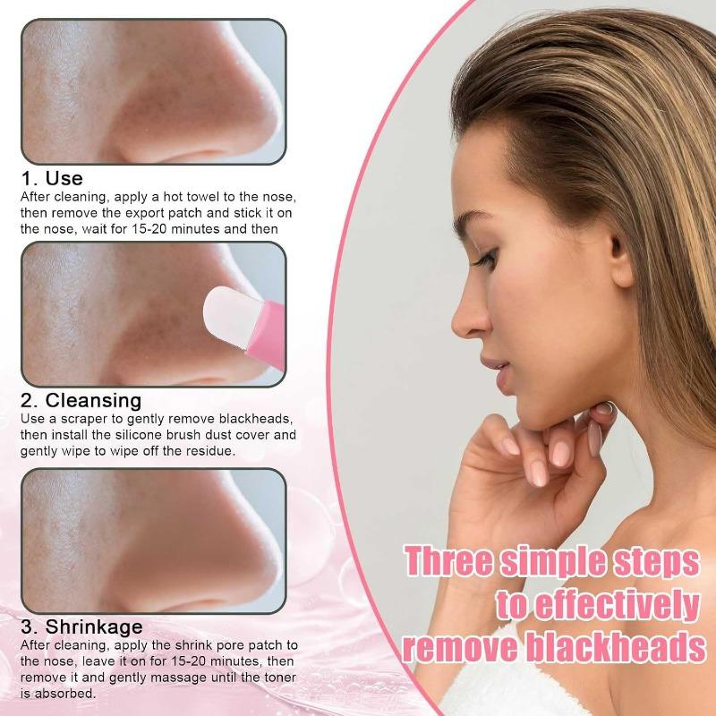 3-in-1 Facial Care Tool Kit, Ice Roller Mold, Silicone Cleansing Brush & Stainless Steel Gua Sha Set for Skin Depuffing & Cleansing