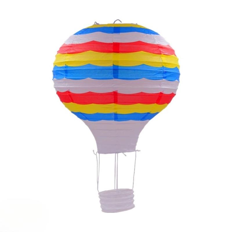 New 12inch Hot Air Balloon Paper Lantern Chinese Hanging Lantern Lamp Birthday Party Wedding Decor Lanterns Baby Showers