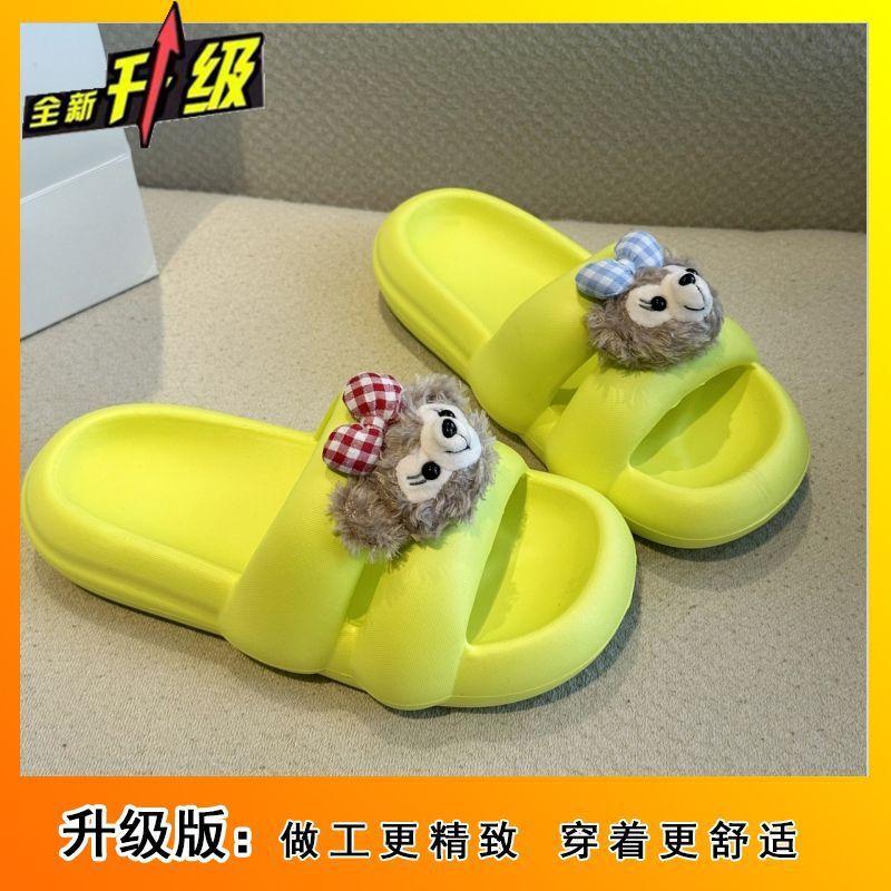 Non-slip and wear-resistant thick-soled fashionable versatile one-word cool slippers for women's outer wear 2025 summer new Korean version of women'