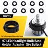 10PCS For VW Golf 6/Multivan/Touran/Sharan/Scirocco H7 LED Headlamp Holders Light Adapter Base H7 Bulb Socket Car Accessories