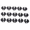 Mgoodoo 15Pcs 25 GM Front Air Deflector Grommets Fastener 15733970 2147483648 for Sierra Deflector Grommet Auto Interior Parts
