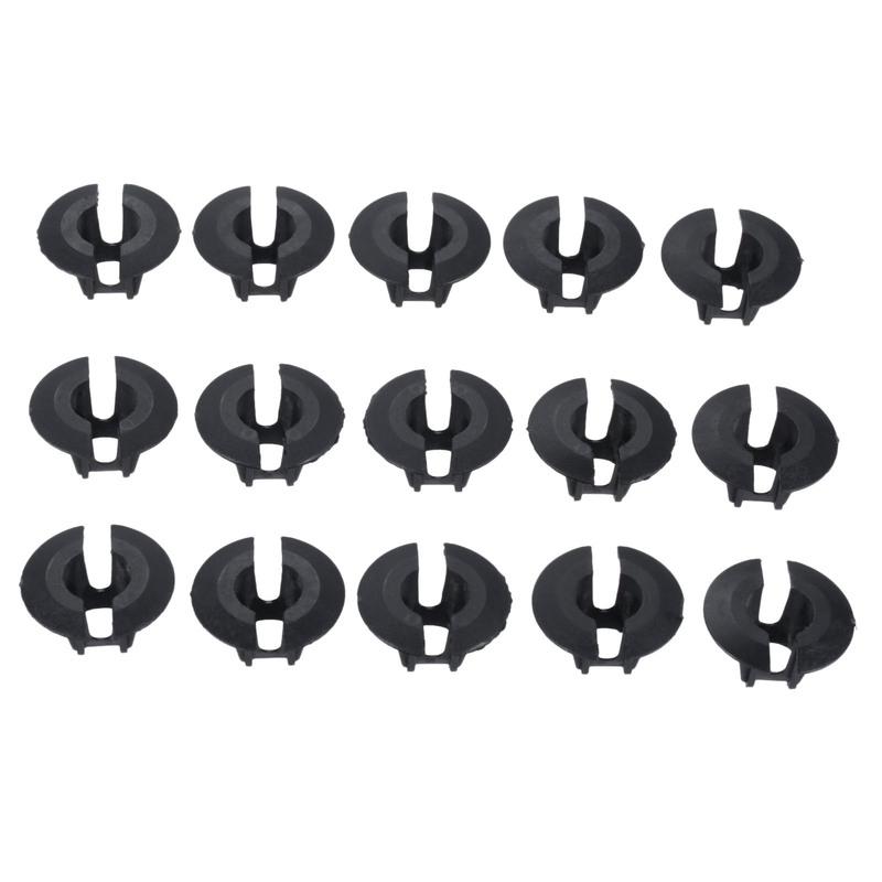 Mgoodoo 15Pcs 25 GM Front Air Deflector Grommets Fastener 15733970 2147483648 for Sierra Deflector Grommet Auto Interior Parts