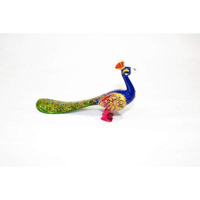 Handmade Metal Peacock Statue Showpiece Decorative Figurine for Home Living Room Office Decor