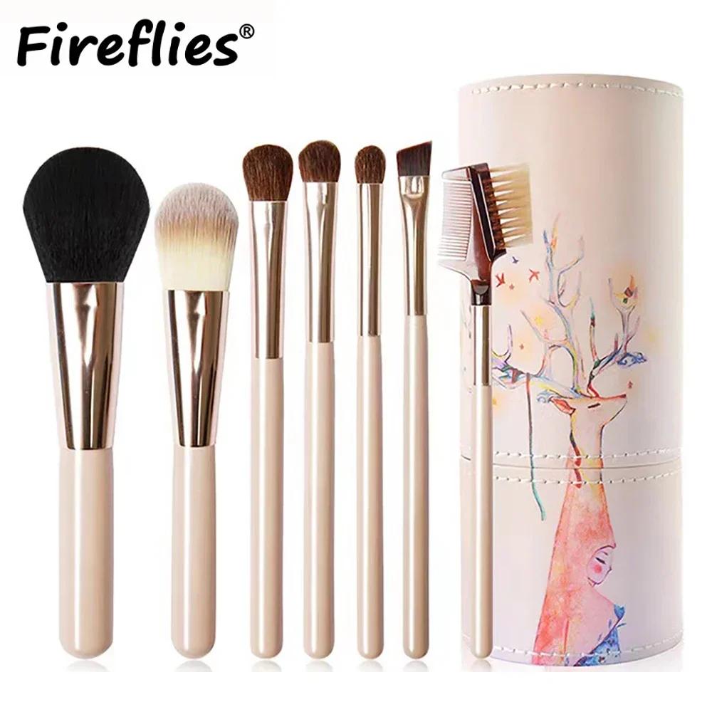 10PCs Minin Makeup Brush Set Cosmetict Makeup For Face Make Up Tools Women Beauty Professional Foundation Blush Eyeshadow beauty