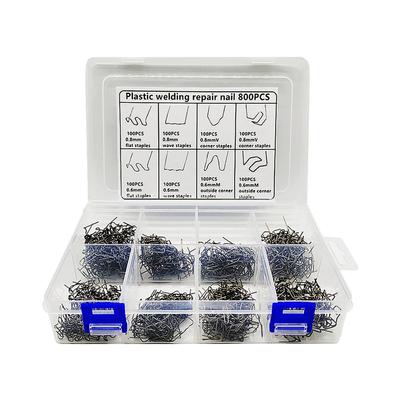 800PCS Auto Plastic Repair Hot Staples with Storage Box for Car Bumper Plastic Welding Repairing Kit