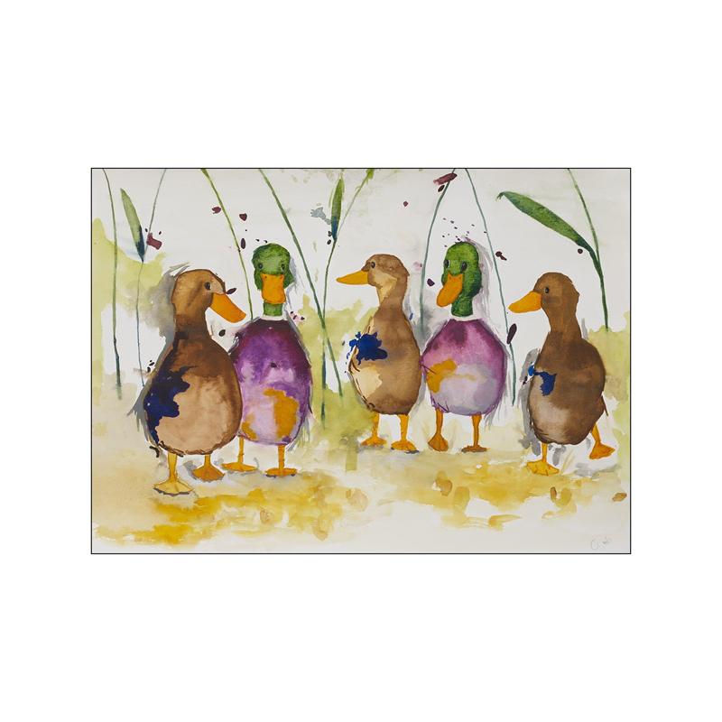 Pop Colorful Animals Poster Aesthetic Acrobatics Species Illustration Sketch Canvas Print Wall Art Home Decoration Room Decor