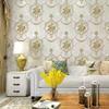 3D Pastoral Flower Non-woven Wallpaper Green European Style Bedroom Living Room Sofa TV Background Wallpaper Papel De Parede A&B