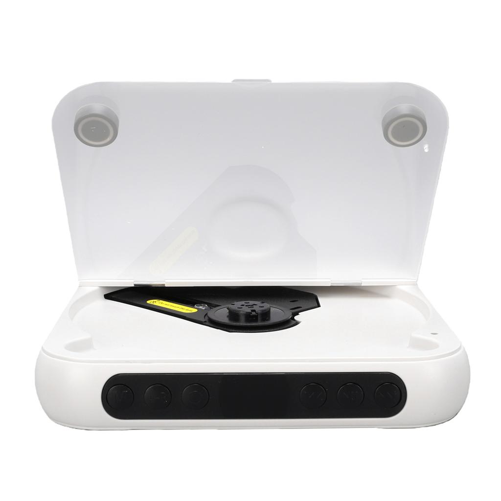 Portable CD Player High Fidelity Sound Bluetooth Car CD Player with 3.5mm AUX Port FM Radio