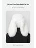 Sweet Rabbit Ear Plush Hat for Women - Winter Warm & Cold-Proof Beanie with Ear Protection