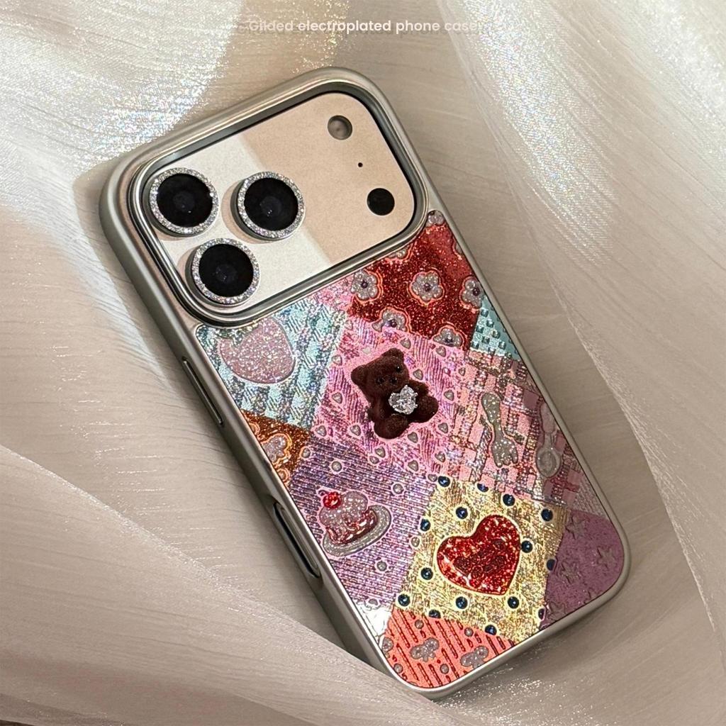 Creative and Eye-Catching Bear Phone Case for iPhone 16, iPhone 17, and iPhone 17 Pro Max