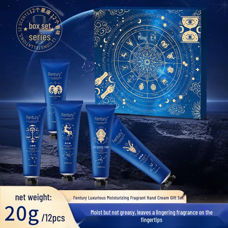 Fesiyiren Silky Floral Hand Cream Set: High Moisture, Hydrating, Fragrant Five-Piece Gift Box