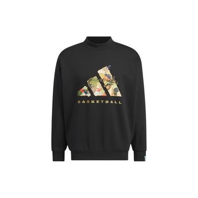 adidas Originals Chinese New Year Dragon Graphic Crewneck Sweatshirt Unisex Tops Black JE3497