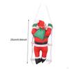 Climbing Santa Claus on Rope Ladder Hanging Decoration,Christmas Tree Ornament Xmas Decor for