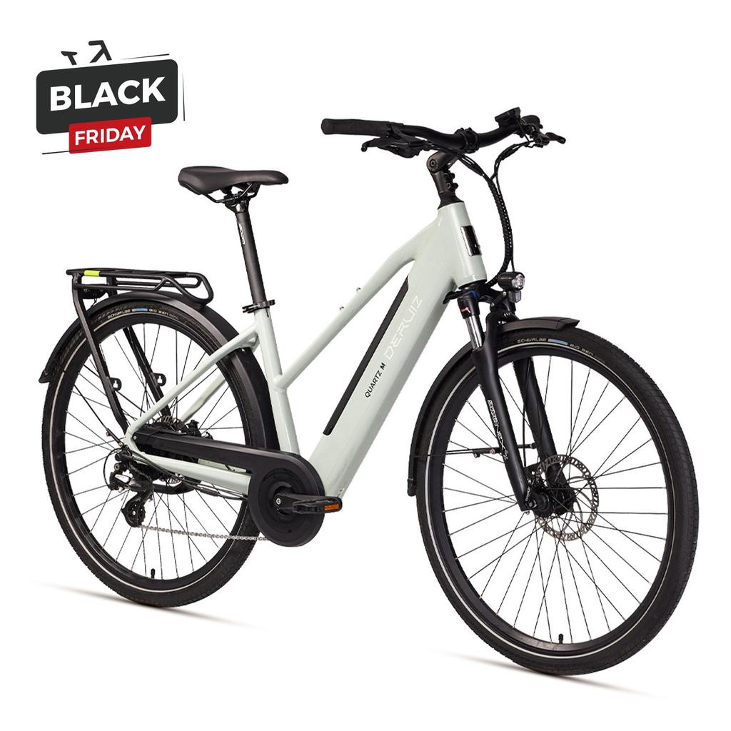 Quartz M City eBike DERUIZ Electrice Bike 28 Zoll City e-Bike mit 48V 250W 483Wh Battery Up to 121KM