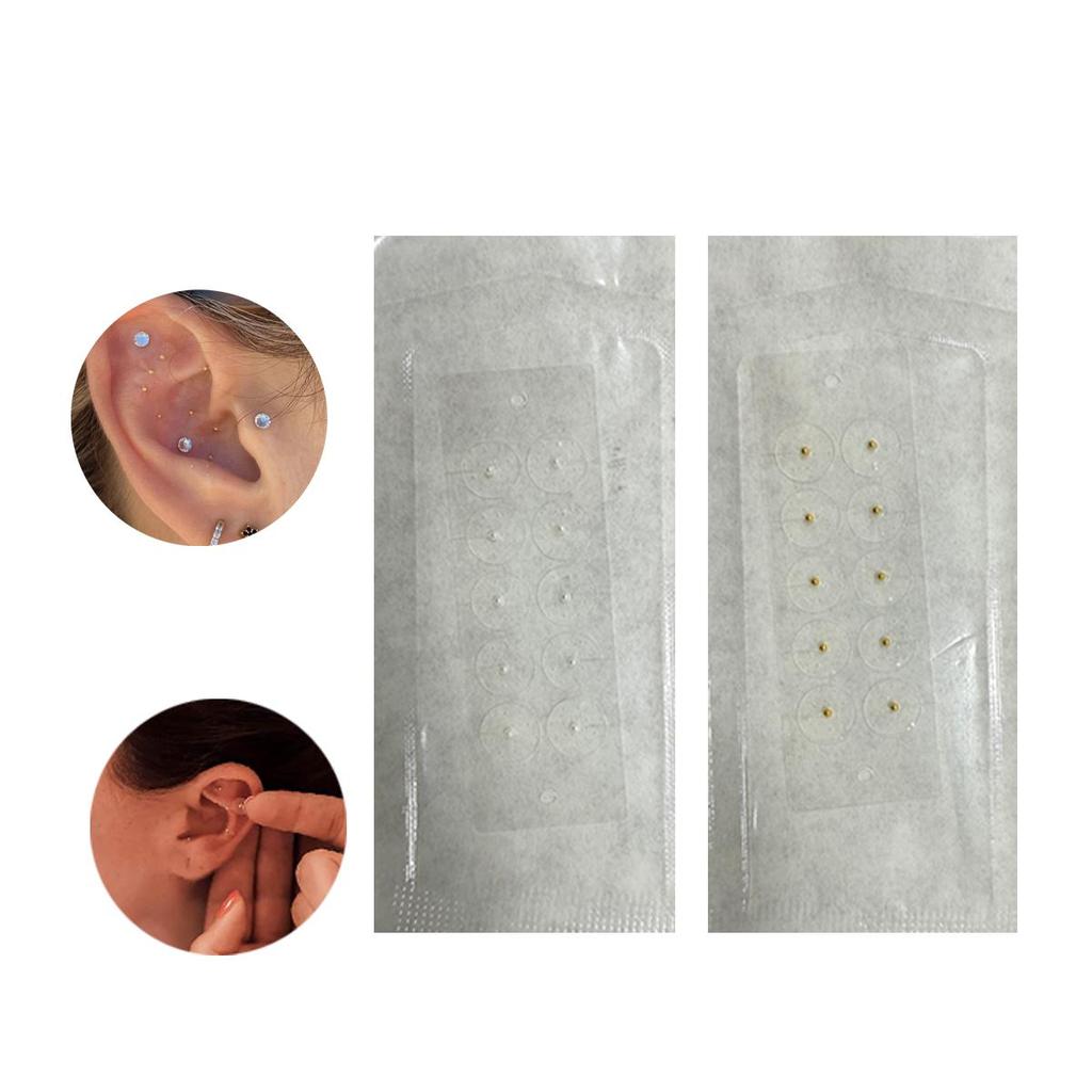 Upgraded 5-color Mix-and-match Ear Care Acupoint Massage Patch 5 Pieces/50pcs for Daily Ear Acupoint Pressing