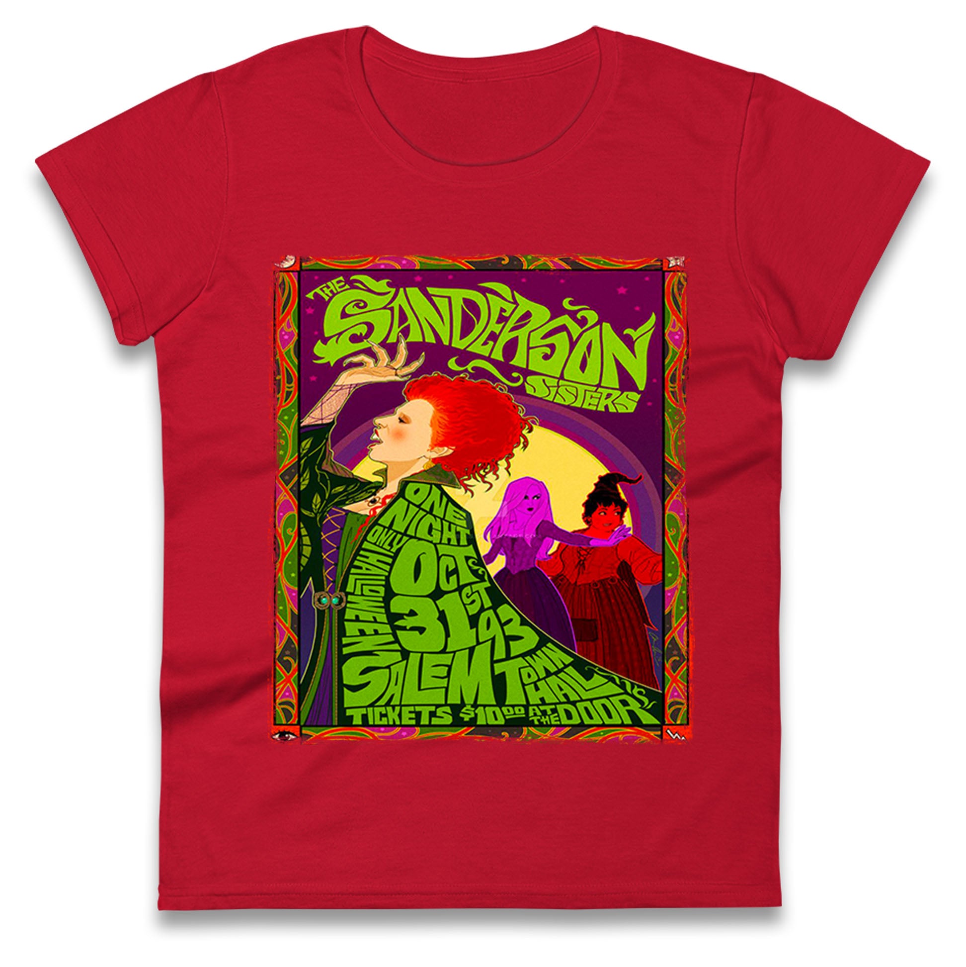 Sanderson Sisters Halloween Womens T Shirt Mens Tops Tees Unisex L