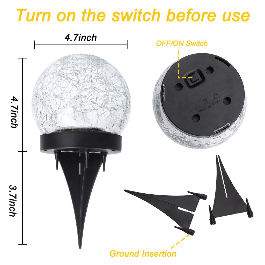 Solar Powered LED String Lights for Outdoor Garden, Waterproof Lamps, Warm White Lamps, Lighting for Outside, Home Decoration