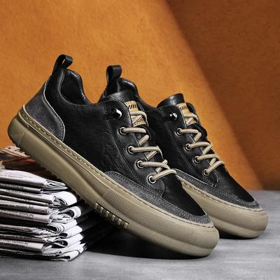 Neue Hochwertige Herren-Sneaker Luxusmarke Leder Herrenschuhe Tenis Masculino 2024 Herren Freizeitschuhe Atmungsaktive Skateboard-Schuhe