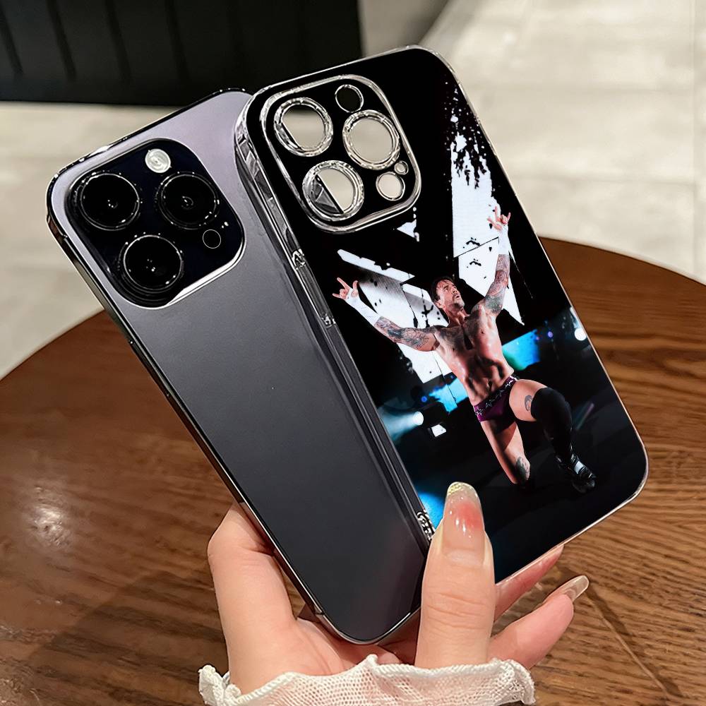 Ringer CM Punk-k Handyhülle Transparentes Silikon Weich Für iPhone 17 16 15 14 13 12 11 Mini Pro Max Plus