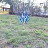 Harlow Wind Spinner fém szélmalom 3D szélmotoros kinetikus szobor Gyep Fém Szél Napelemek Udvari és kerti dekoráció