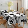 Halloween Bat Spider Web Pumpkin Party Home Waterproof Tablecloth, Holiday Decoration Home Dining Table Tablecloth