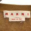 MARNI made in Italy Five-quarter sleeve knit 38 Brown Women Used