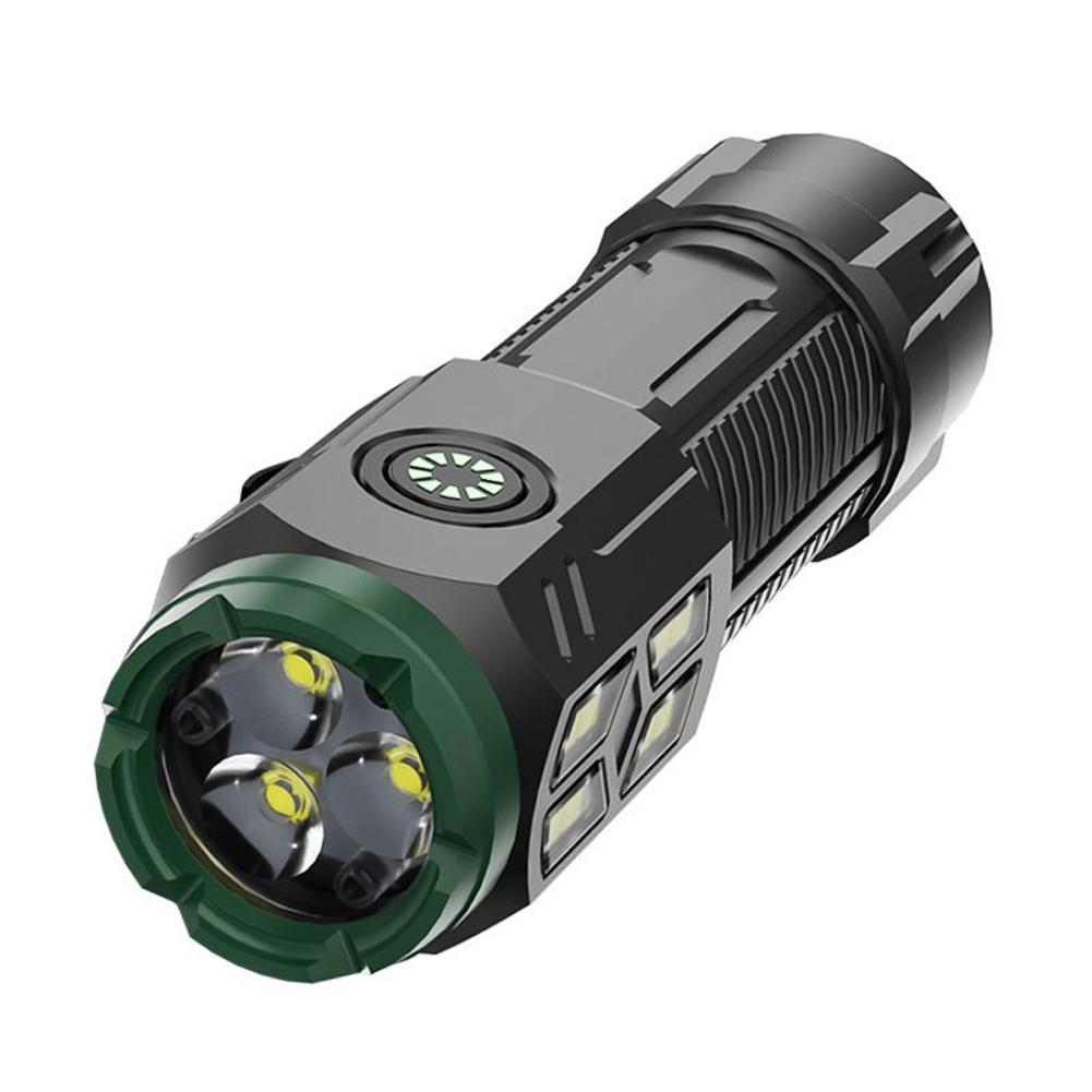 Outdoor Car Mounted Magnetic Adsorption Side Lights COB Light Charging Flashlight Three Type-c Eye LED Work K4M7