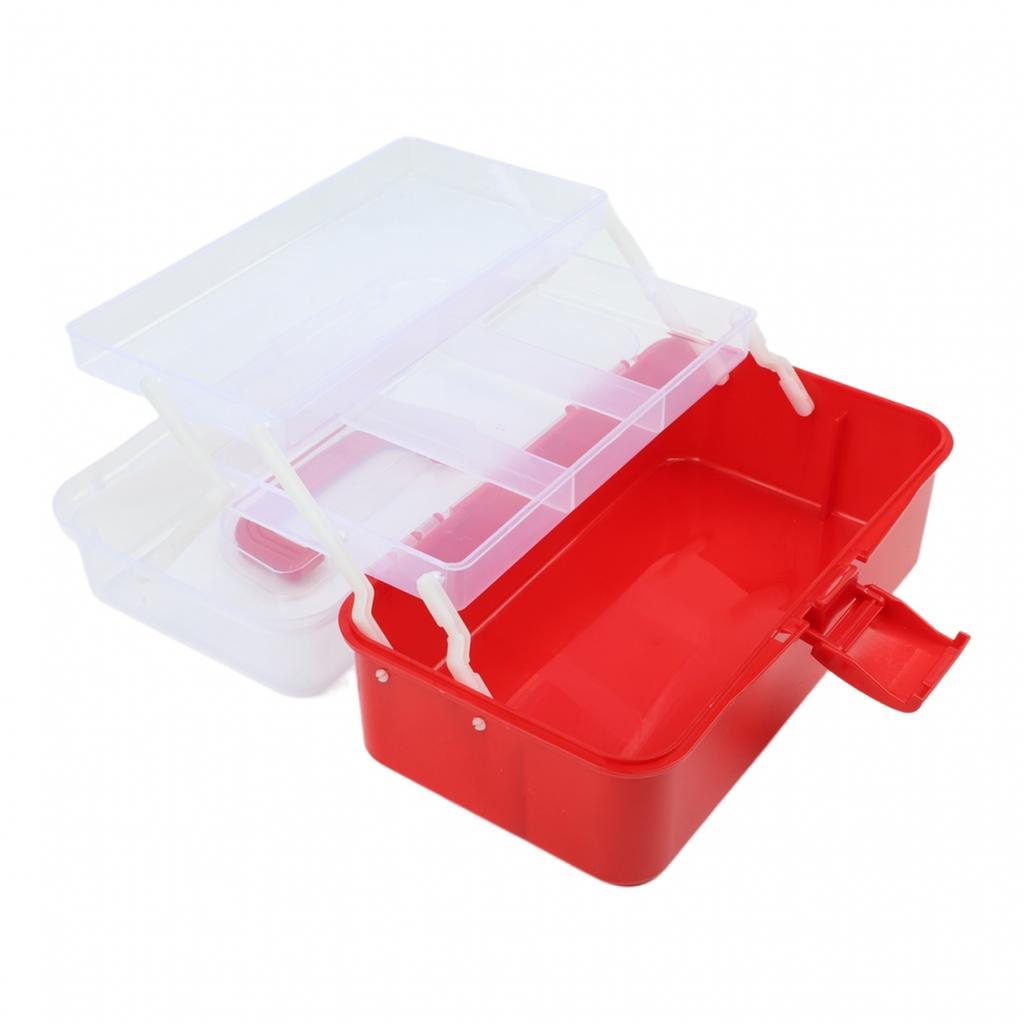 Compact 3 Layer Organizer Box Great for Fishing Tackle and Accessory Storage