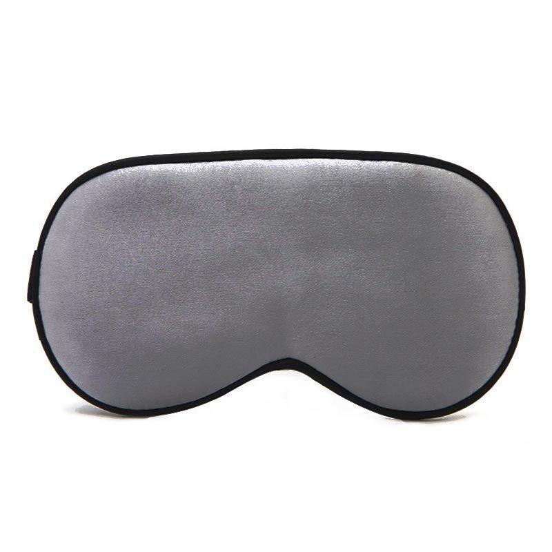 Solid Adult Color Double Sided Silk Eye Mask Sleeping Nighttime Supplies Rest