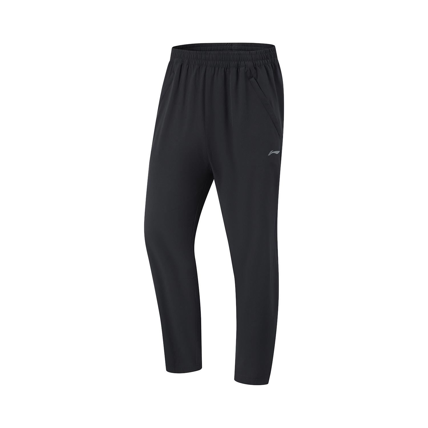 

Li Ning Fitness Series Casual Versatile Simple Sports Long Pants Men bottoms Black AYKU497-4 XL