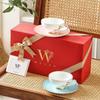 WOOCH Bowknot Luxury Ceramic Cup and Saucer Gift Set