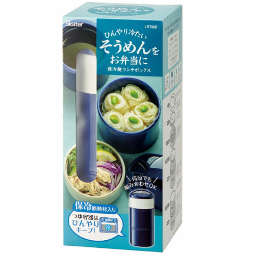 Skater Cold Noodle Lunch Box Cold Noodle Bento Box Blue LRTM8