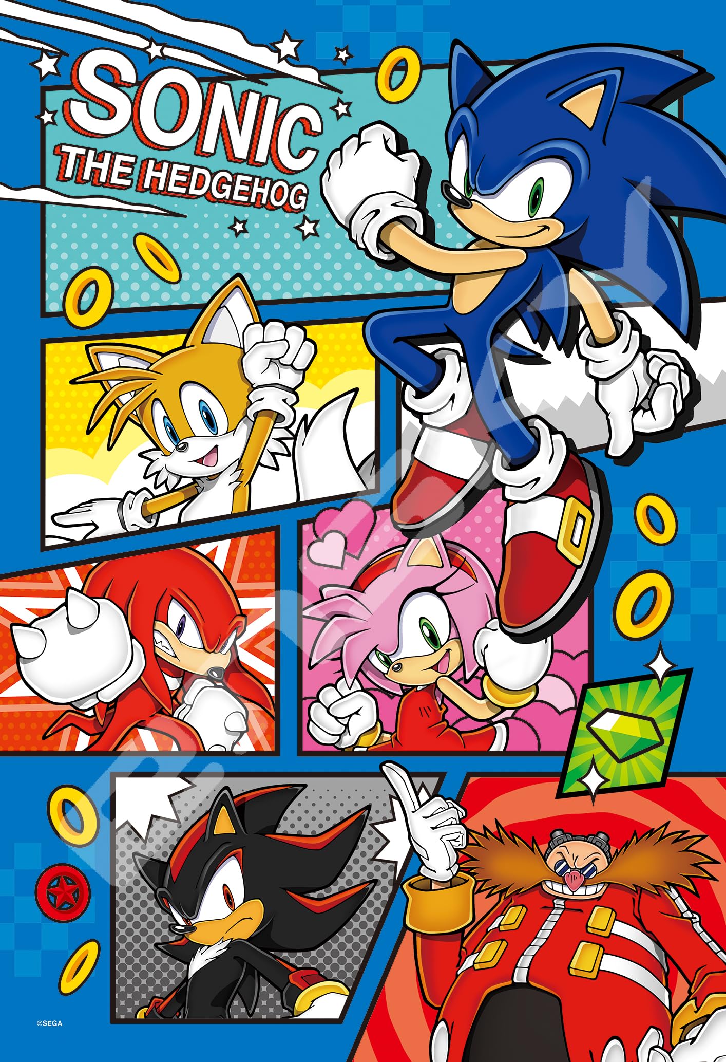

ENSKY Sonic the Hedgehog SONIC THE HEDGEHOG 26 x 38cm Jigsaw Puzzle 300 Pieces JIGSAW PUZZLE 300-3028