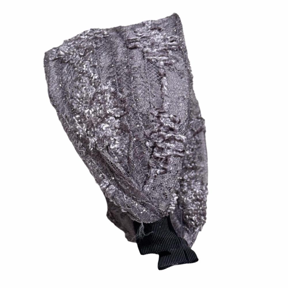 

Wash Face Gift Lace Cloth Korean Style Hair Hoop Wide Edge Headband Headdress Female Hair Hoop фиолетовый