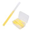 30pcs   Box Interdental Brush Tooth Cleaning Tool Orthodontic Dental Tool Teeth CleanerYellow