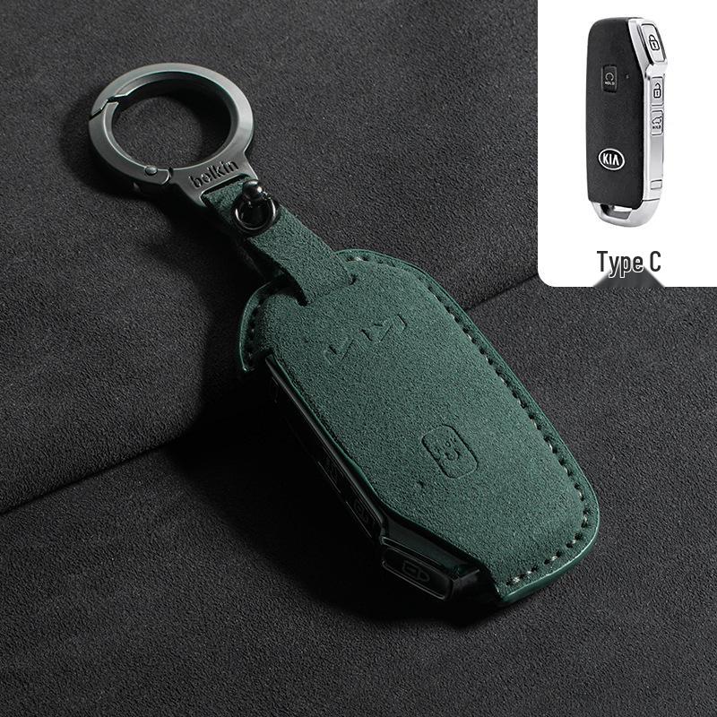 2024 KIA High-End Suede Car Key Case