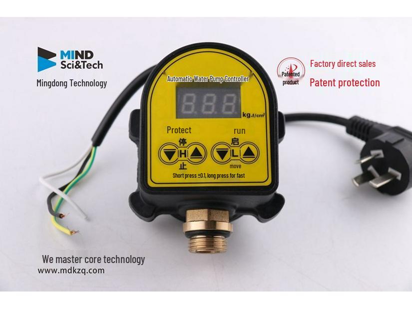 Digital Display Low Water Protection Smart Pressure Controller for Pumps