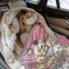 Chiikawa Printed Blanket Soft Fluffy Flannel Throw Blanket Home Leisure Warm Blanket for Sofa Office Camping Travel Child Gift