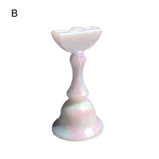 5 szt. Stojaki do prezentacji paznokci Kompaktowy rozmiar Antypoślizgowe Wielokrotnego użytku Gładka powierzchnia Wielofunkcyjne Prezent Zdobienie paznokci Plastikowe DIY