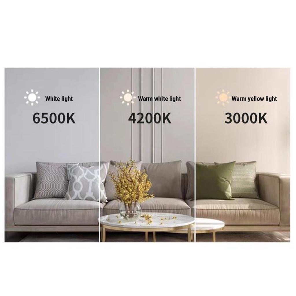 Ceiling Fan LED Light Replacement Adjustable Brightness 5.3 Inch LED Light Retrofit Kit Multifunctional 95 To 265V for Indoor